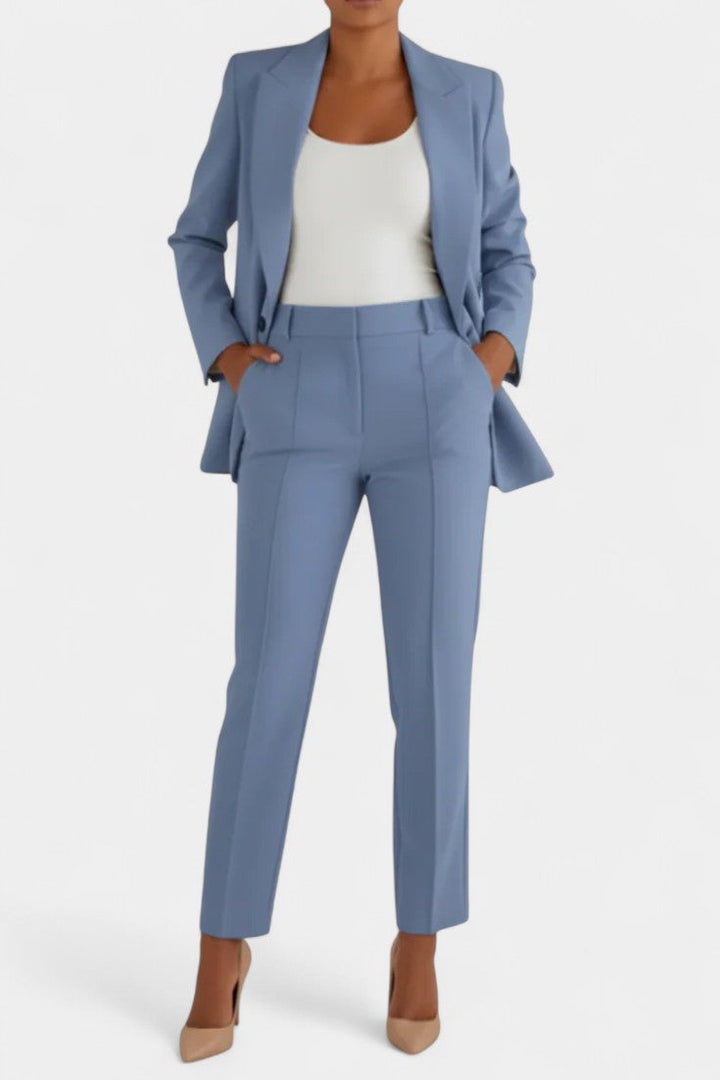 Ilenia Soft Fabric Two-Piece Fitted Set
