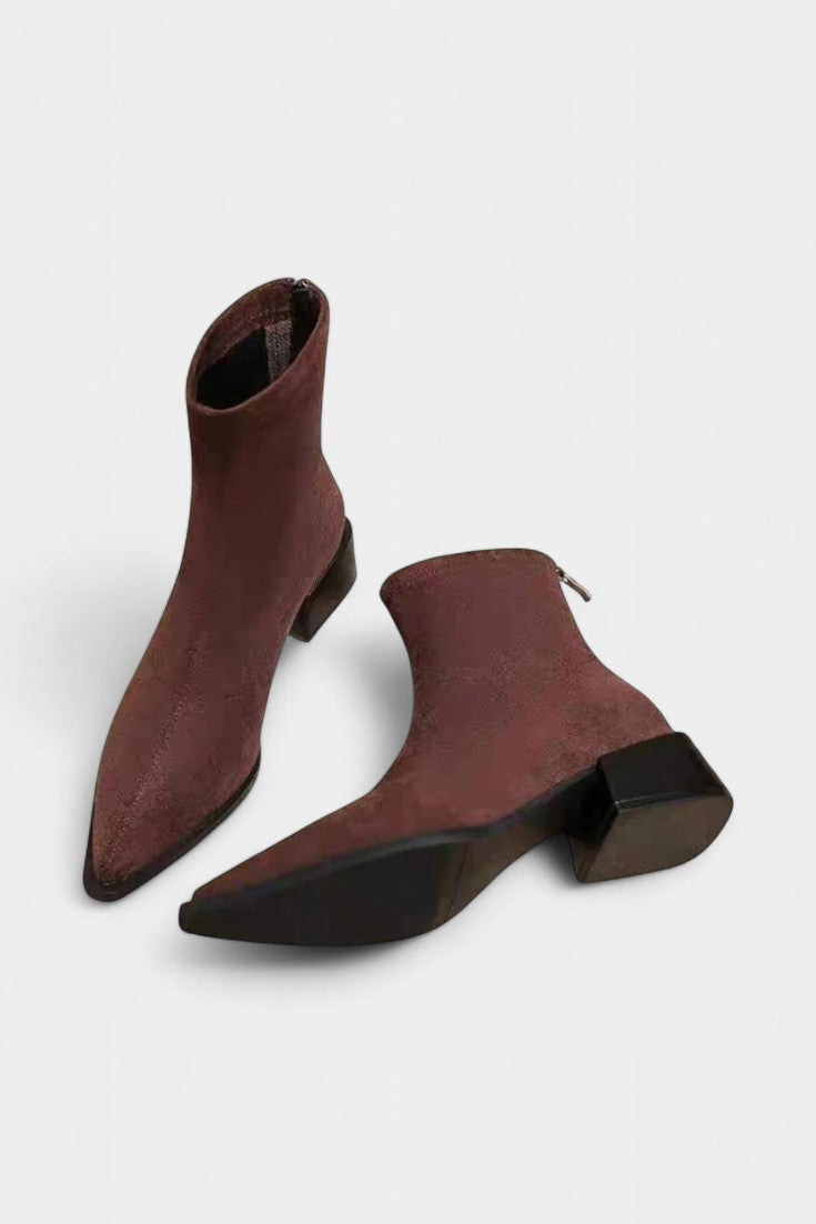 Eva Stylish and Cozy Heeled Boots