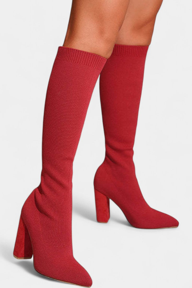 Cesarina Chunky Heel Ankle Boots