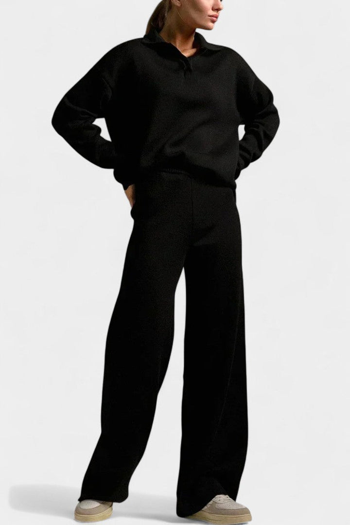 Erica Soft & Stylish Knit Two-Piece Ensemble