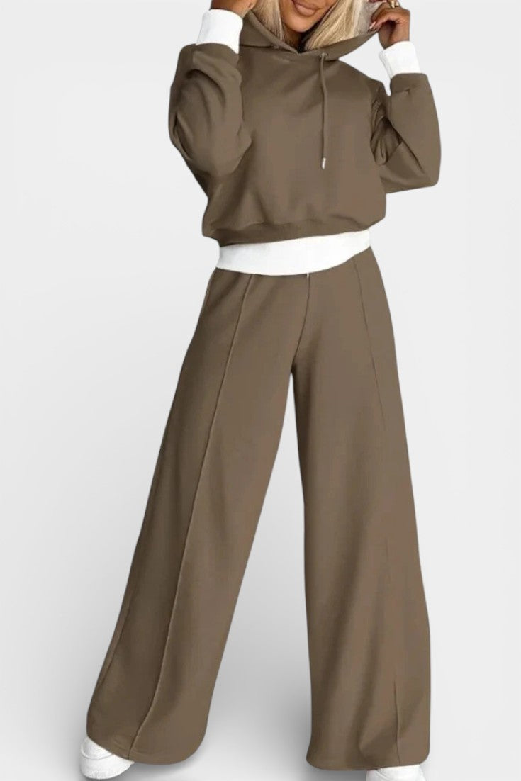 Chiara Oversized Comfort Hoodie and High-Waisted Pants Set