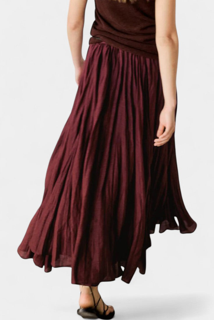Luciana Oversized Sweater & Tailored Midi Skirt Ensemble
