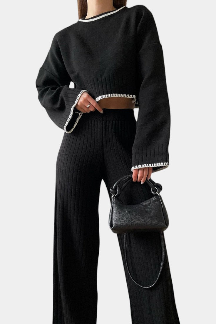 Corinna Two-Piece Minimalist Knit Set