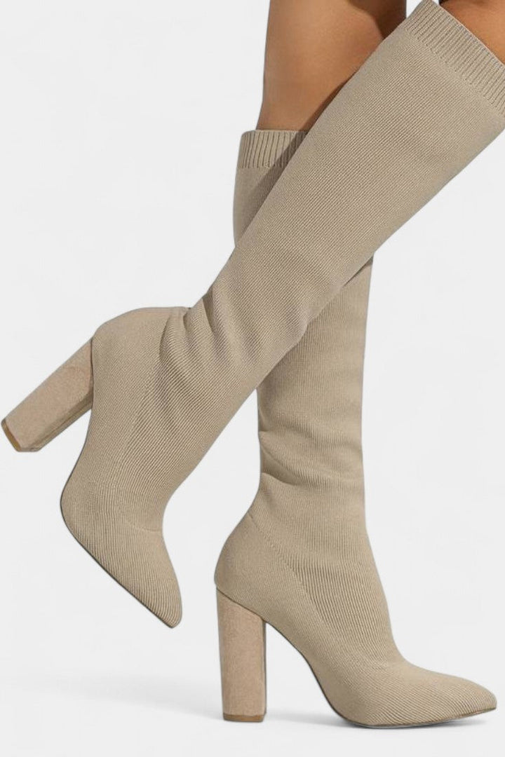 Cesarina Chunky Heel Ankle Boots