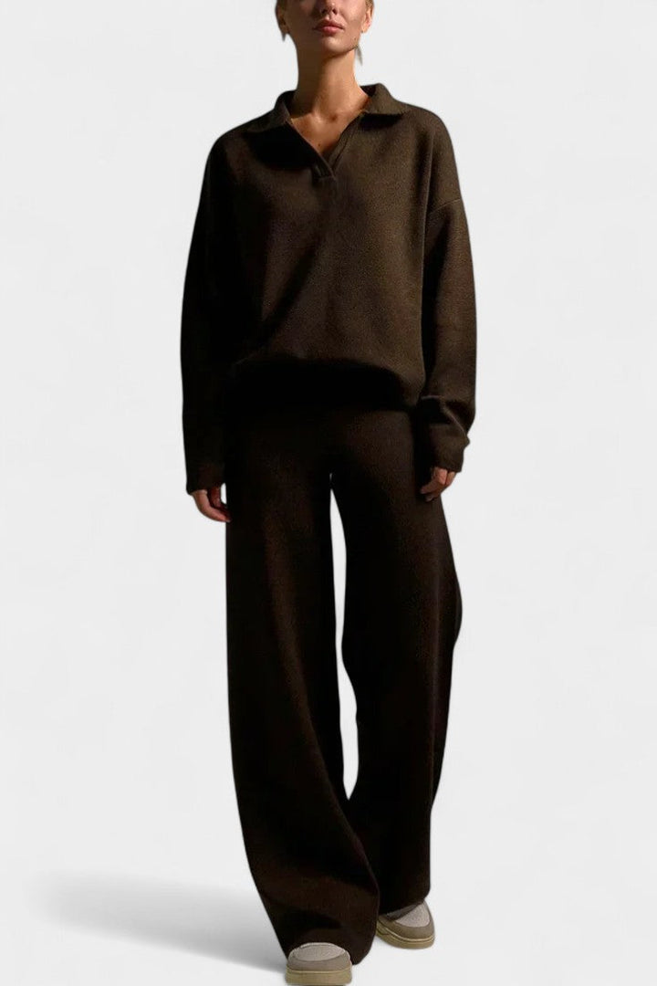 Erica Soft & Stylish Knit Two-Piece Ensemble