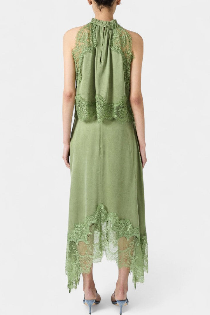Lidia Midi Lace Skirt with Matching Top