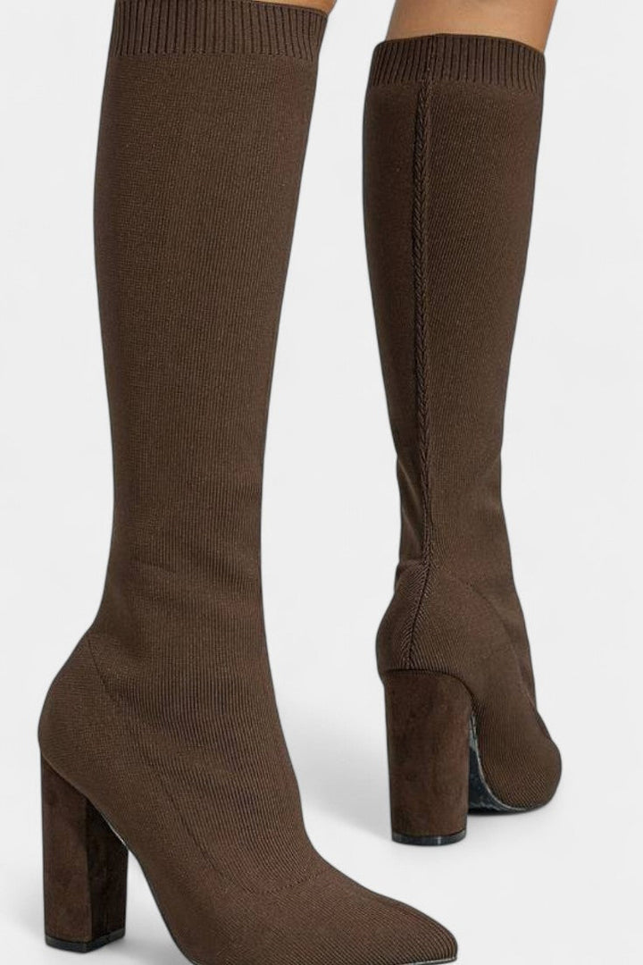 Cesarina Chunky Heel Ankle Boots