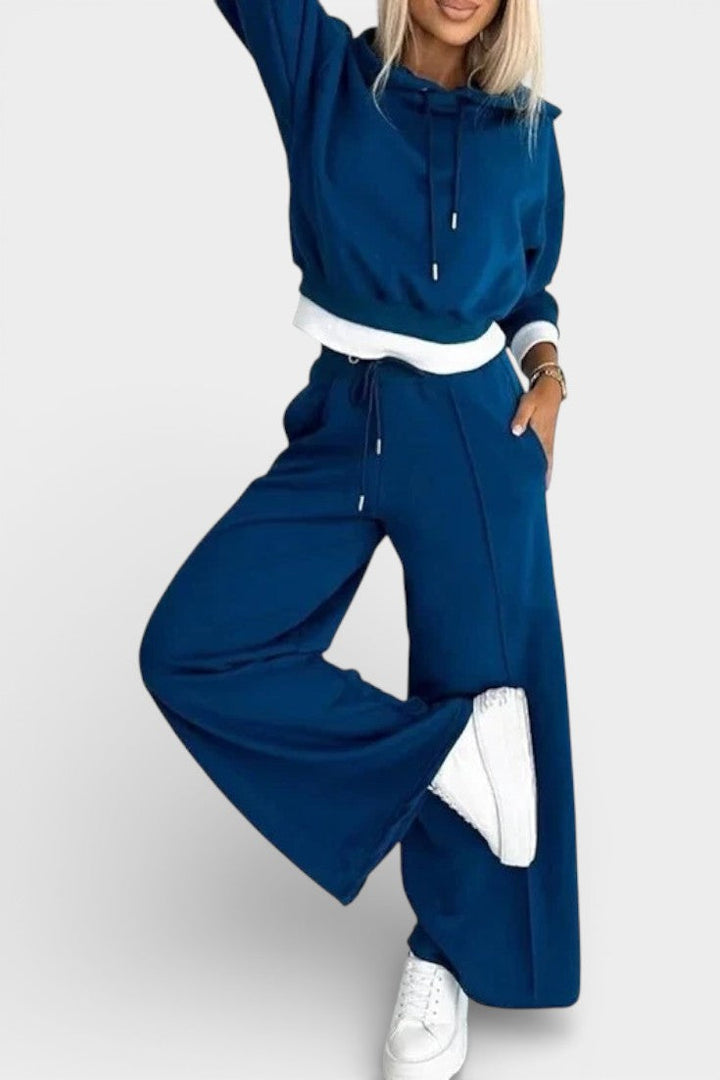 Chiara Oversized Comfort Hoodie and High-Waisted Pants Set