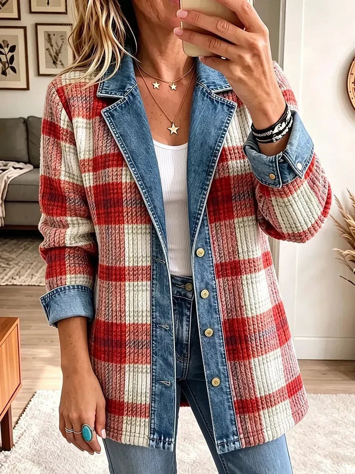 Tiziana | Vintage Patchwork Denim Jacket