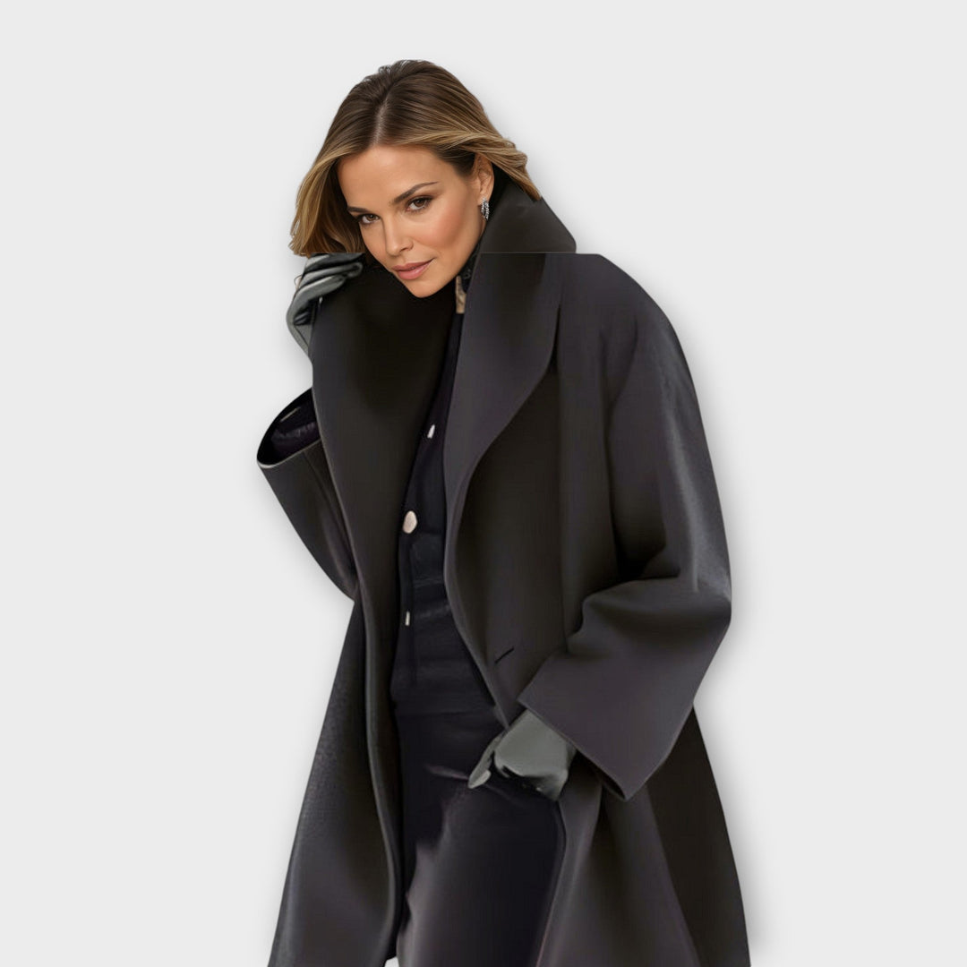 Dafne | Shawl-Collar Wool-Blend Coat