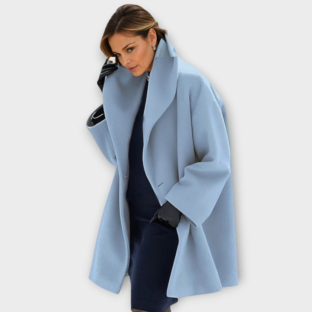 Dafne | Shawl-Collar Wool-Blend Coat