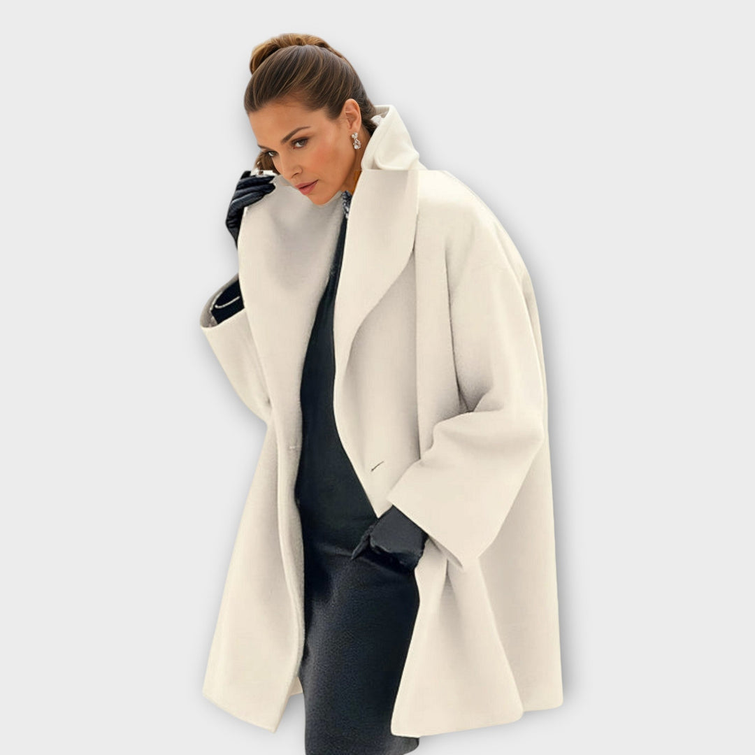 Dafne | Shawl-Collar Wool-Blend Coat
