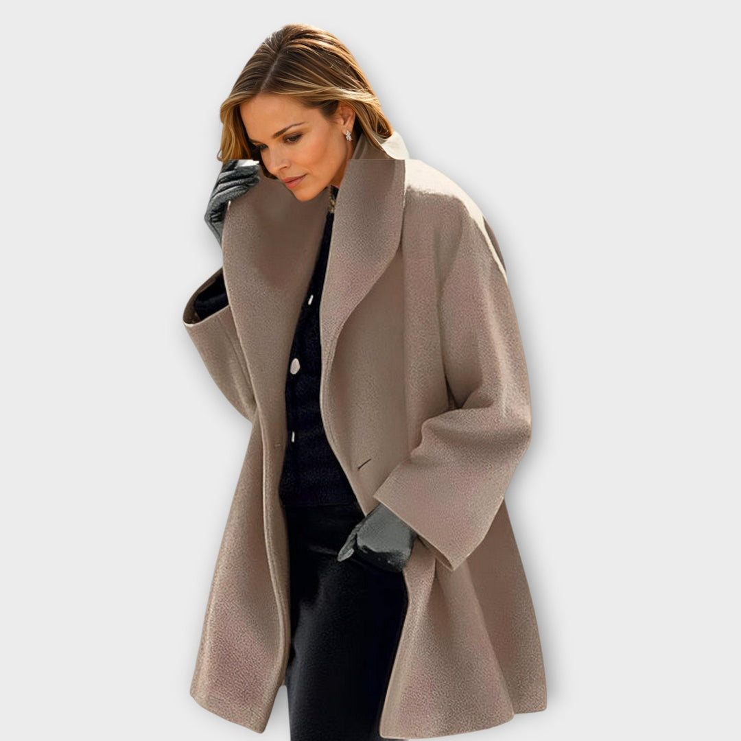 Dafne | Shawl-Collar Wool-Blend Coat