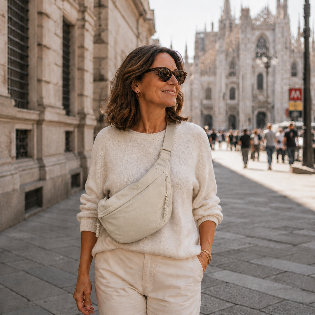 Ludovica | Beige Shoulder Bag