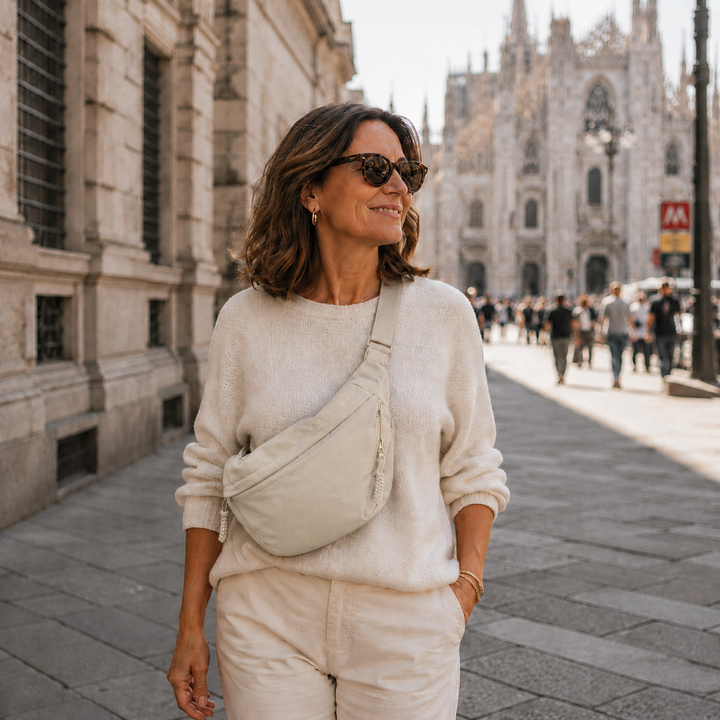 Ludovica | Beige Shoulder Bag