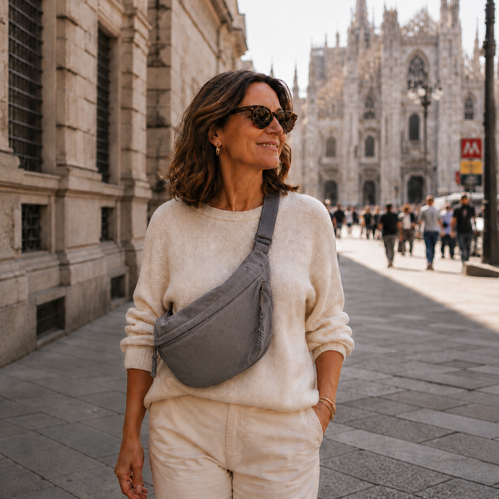 Eleonora | Gray Shoulder Bag