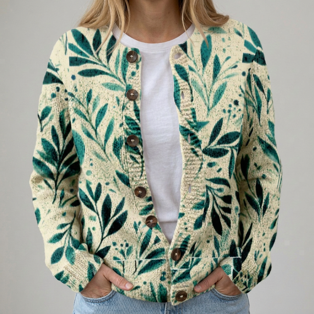 Milena | Autumn Floral Cardigan