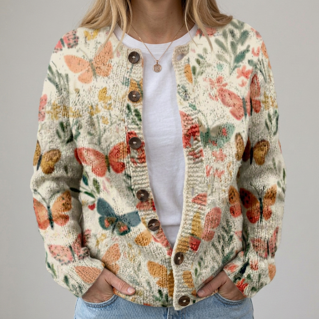 Flora | Autumn Floral Cardigan
