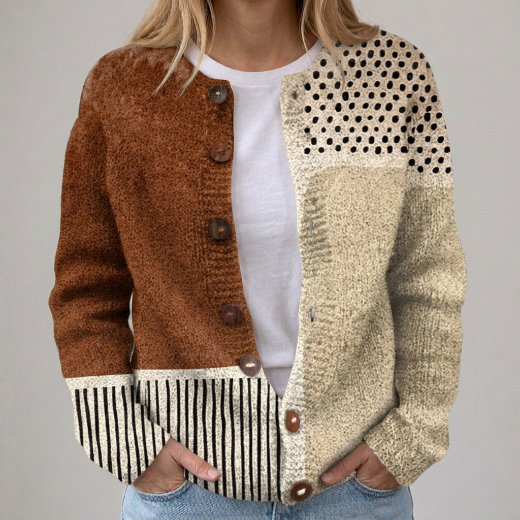 Eugenia | Vintage Floral-Print Cardigan