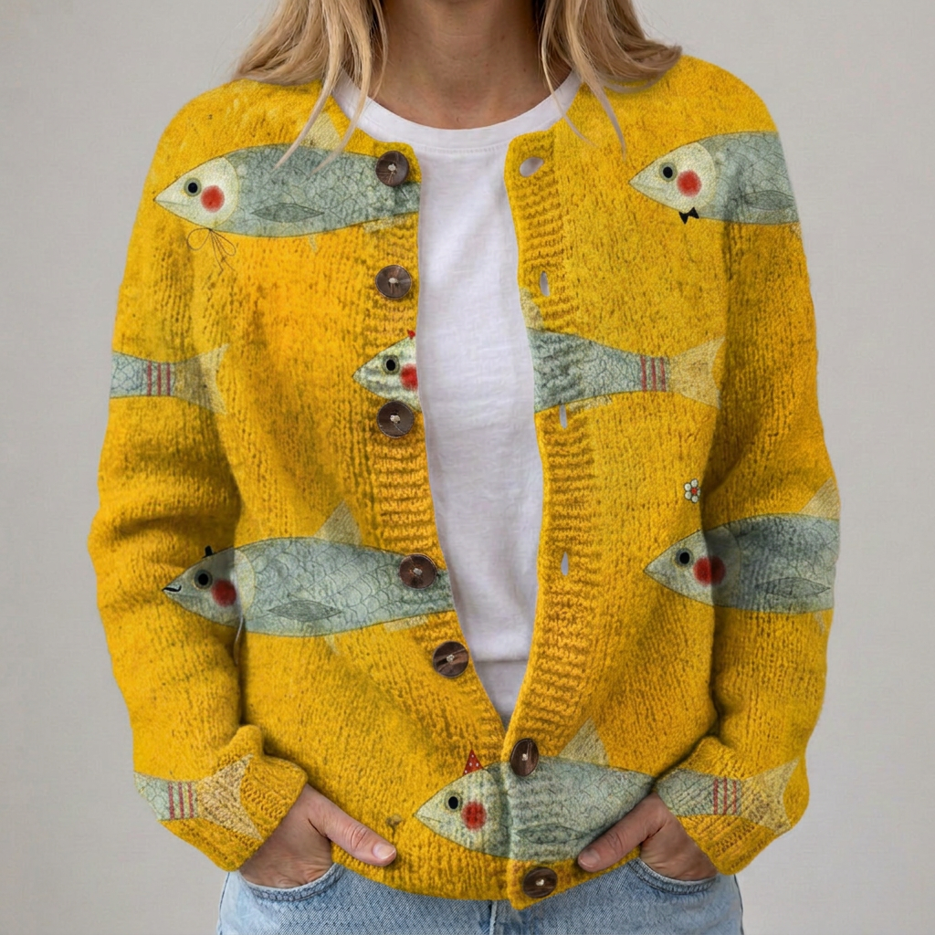 Fiammetta | Vintage Floral-Print Cardigan