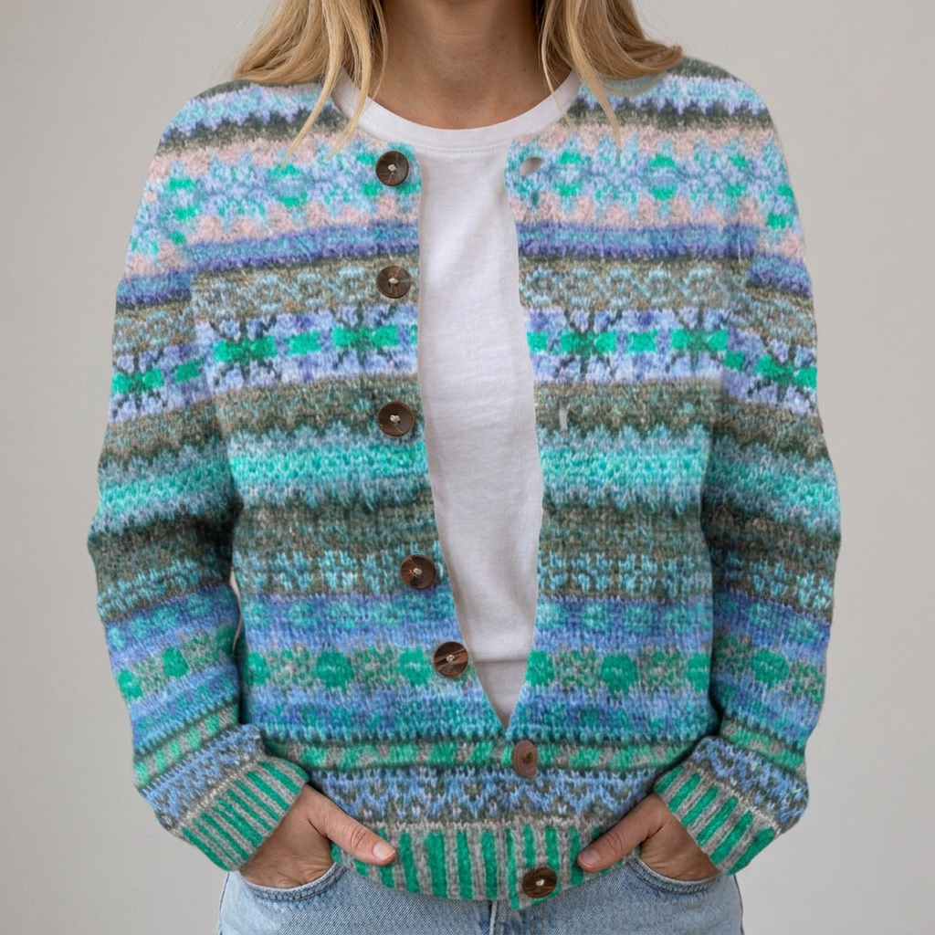 Nerina | Autumn Floral Cardigan