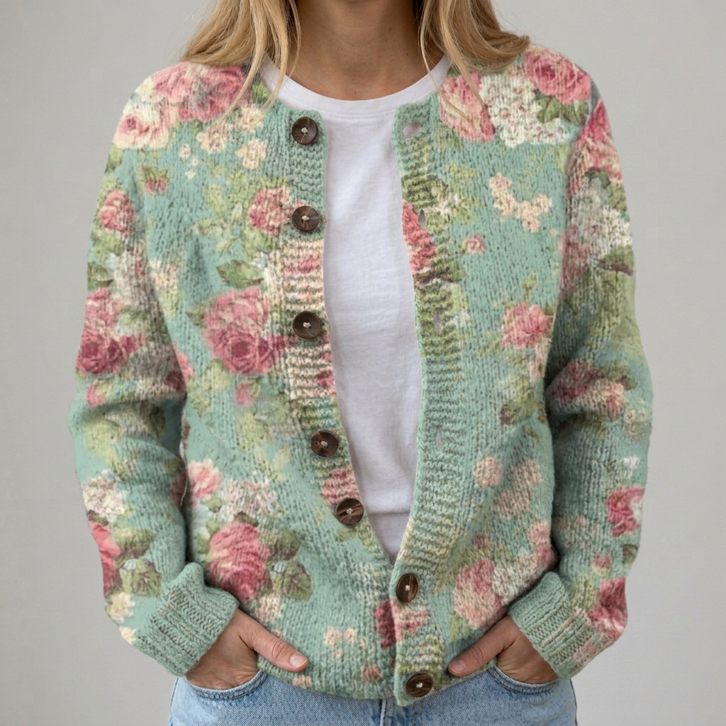 Evelina | Autumn Floral Cardigan