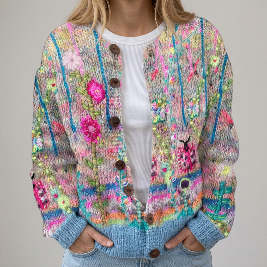 Isotta | Autumn Floral Cardigan