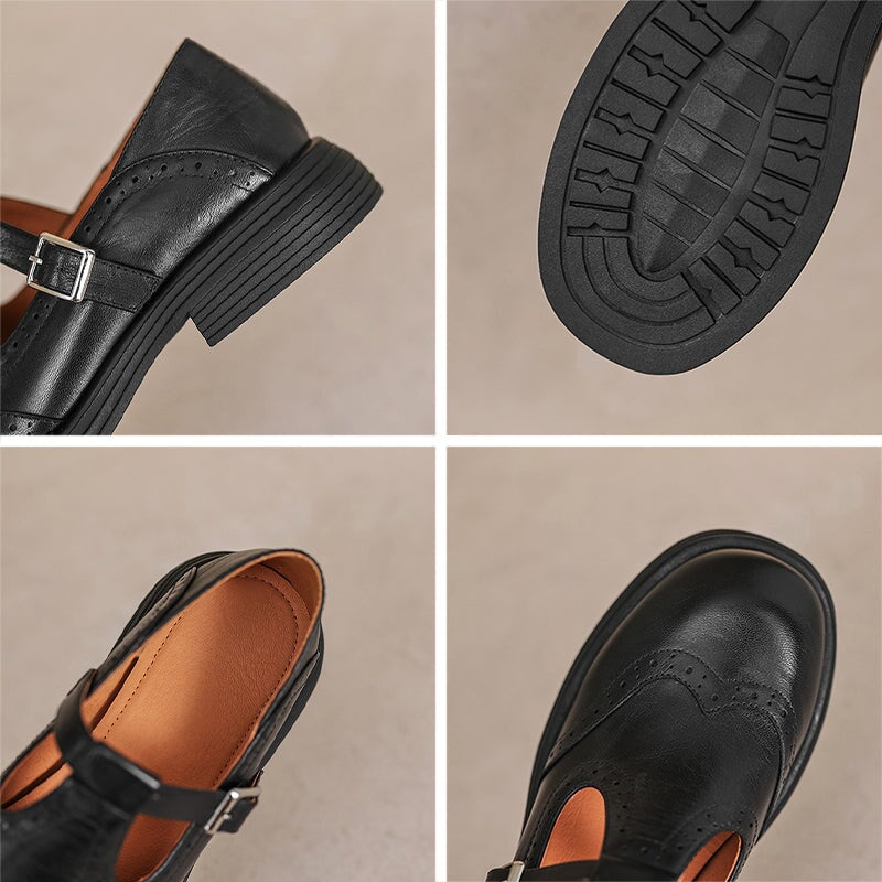 Graziella | Elegant Leather Mary Janes