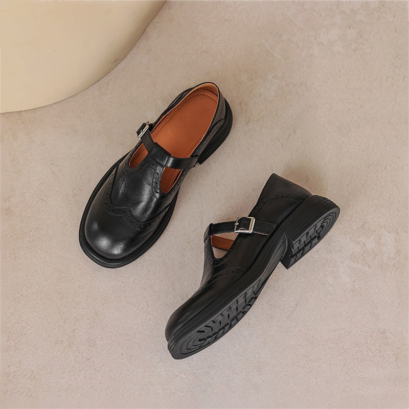 Graziella | Elegant Leather Mary Janes