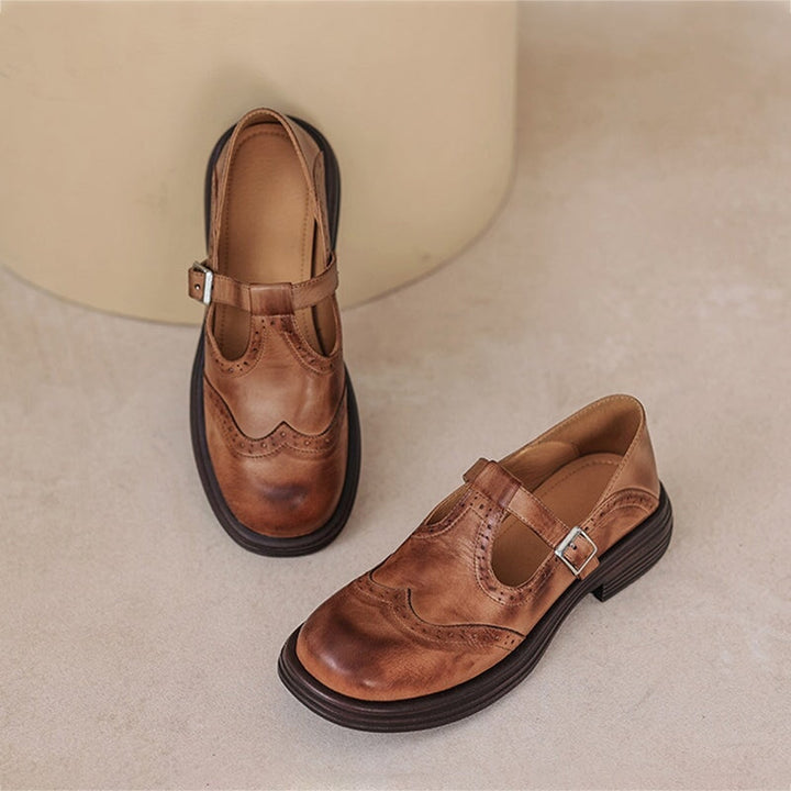Graziella | Elegant Leather Mary Janes