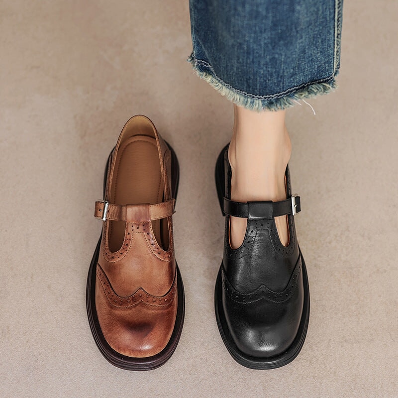 Graziella | Elegant Leather Mary Janes