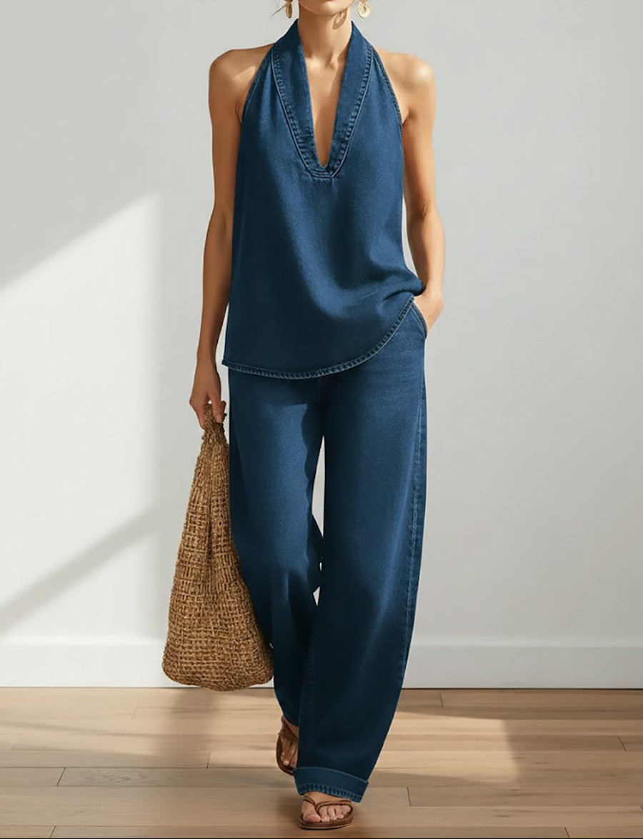 Evelina | Two-Piece Denim Set