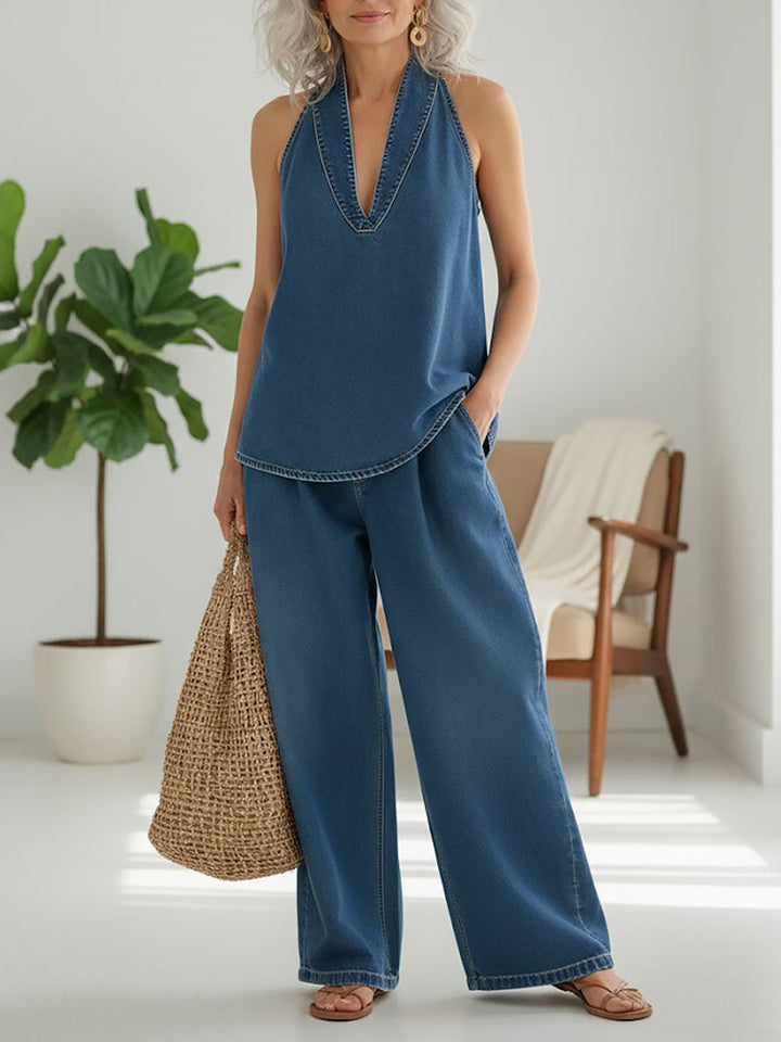Evelina | Two-Piece Denim Set
