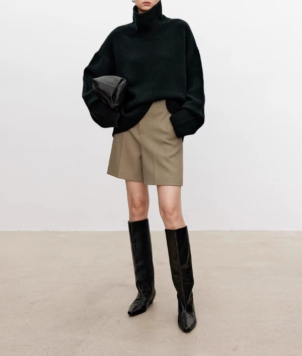 Carmela | Cable-Knit Turtleneck Sweater