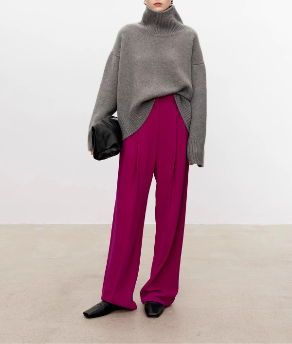 Carmela | Cable-Knit Turtleneck Sweater