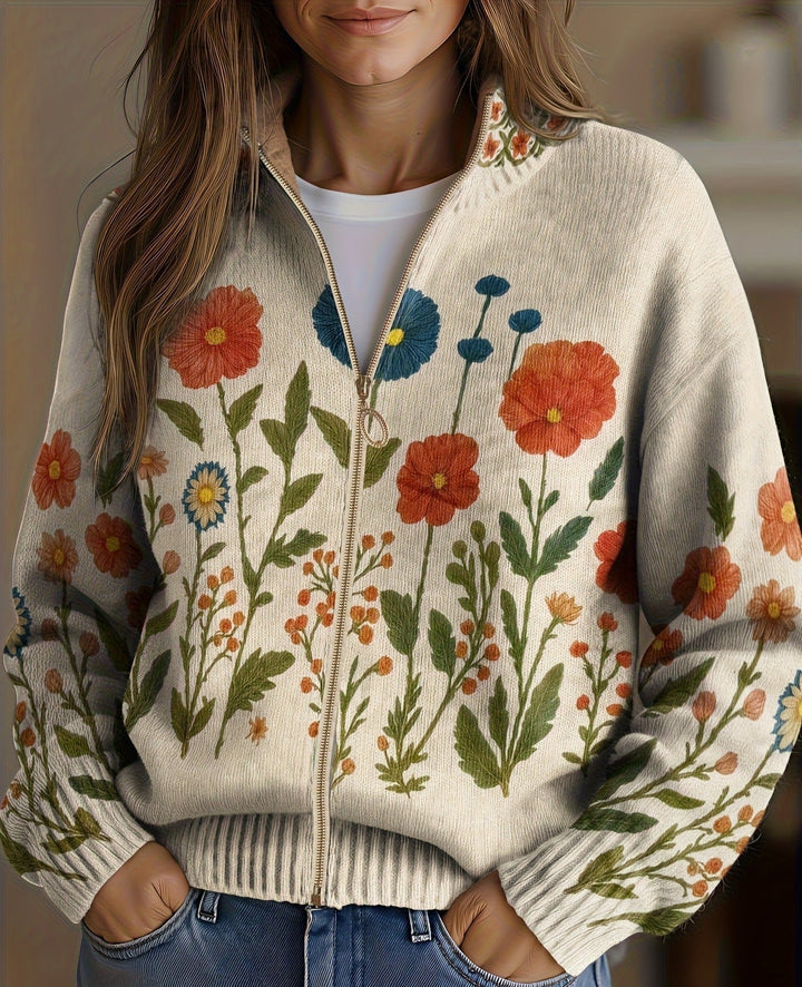Fiammetta | Wildflower Zip Cardigan